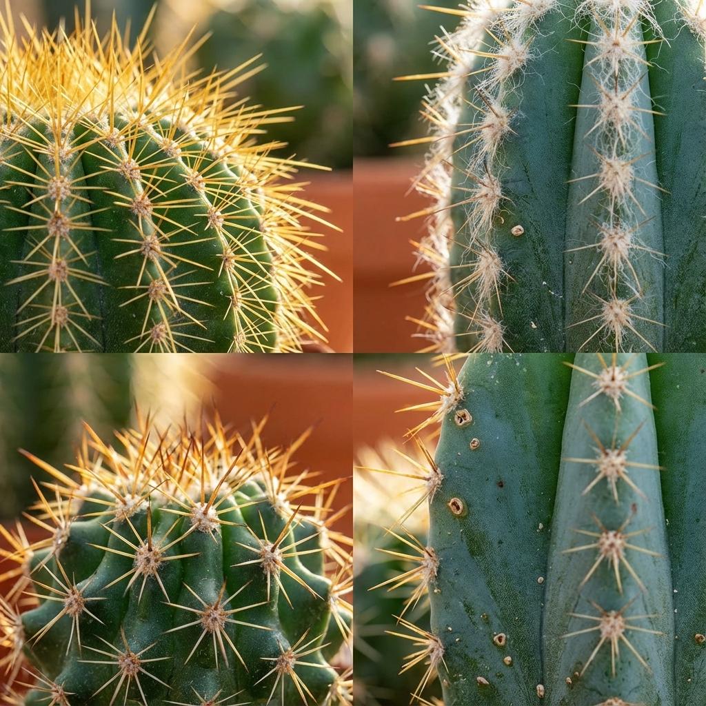 Mini Kakteen Mix, 18 Stück, Ø8 cm,1 cm, 5-10 cm, Terrakottatöpfe