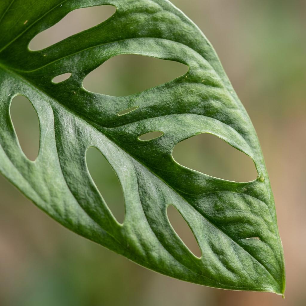 Monkey Mask, Monstera Andansonii Moosstab, Grün, Pflegeleicht, 1 Pflanze, Topf 19 cm, 90 cm