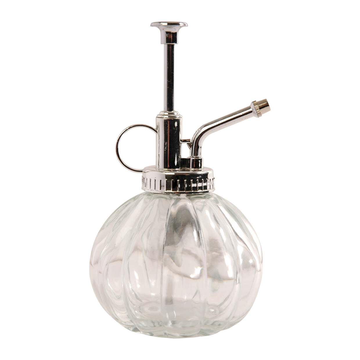 Pflanzensprüher – Klar/Silber – Glas – 0,25 l – L8,8×T8,8×H15,4 cm