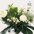 Kunstblumen, Bouquet M, Weiß Dream, 60 cm
