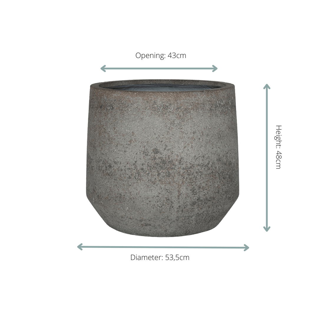 Pot Harith L Dioriet Grey - D53,5 x H48 - Botanic-Vibes