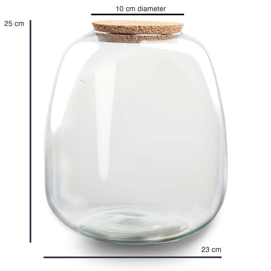 Terrariumflasche „emma“ – 25×23 cm – glas