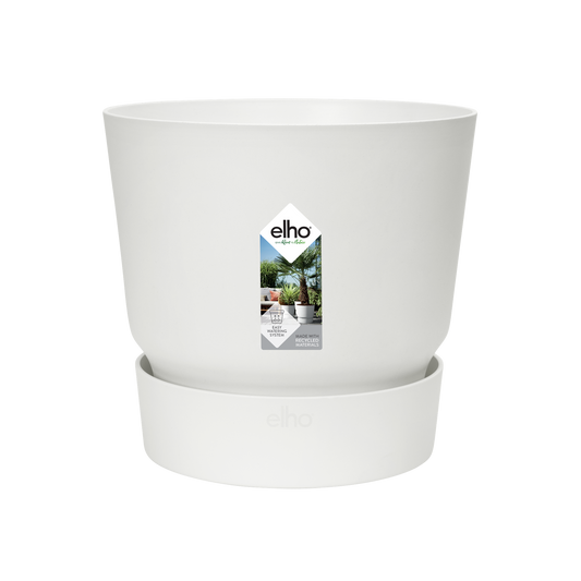 Topf elho Greenville Round Weiß – D14 × H13