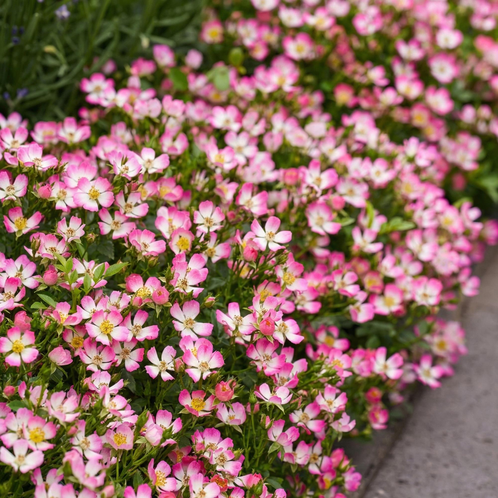 Gartenrose, Rosa Cutie Pie, Rose, Winterhart, Rosa, 1 Pflanze, Topf 12 cm, 20-25 cm