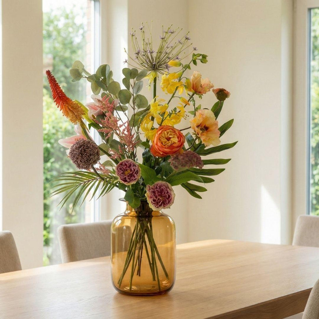 Kunstblumenstrauß, Tropical Chic Deluxe, Real Touch, 13 Stiele, ↑ 105 cm
