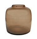 Vase Glas, M, H25 W25, Bartica, Taupe