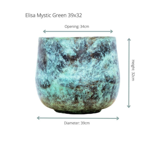 Elisa Mystic Green – D39 × H32 – 39×32