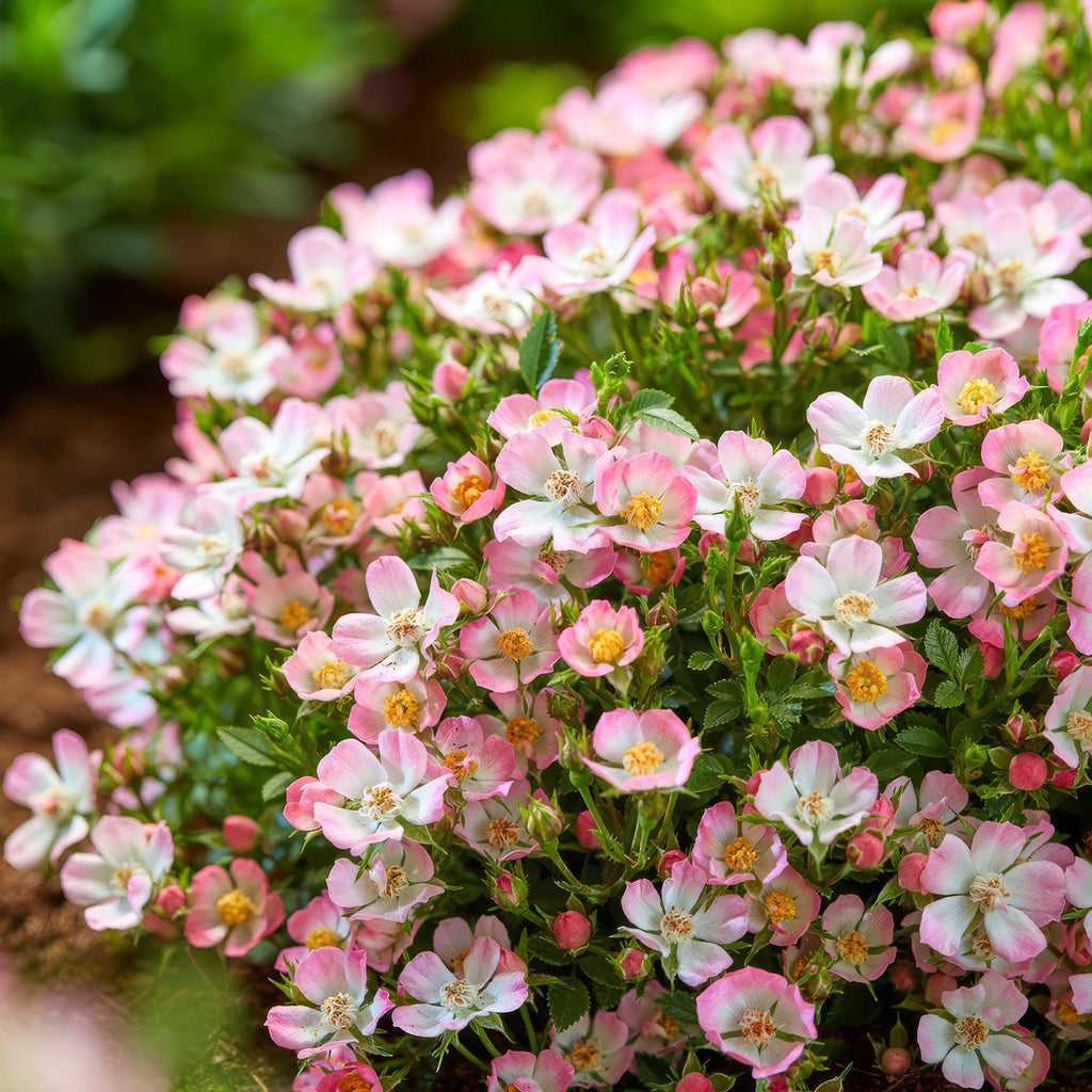 Gartenrose, Rosa Cutie Pie, Rose, Winterhart, Rosa, 1 Pflanze, Topf 12 cm, 20-25 cm