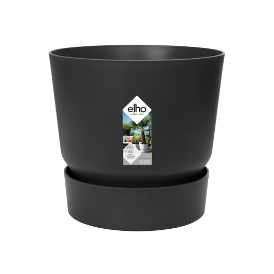 Topf elho Greenville Round Schwarz – D18 × H17