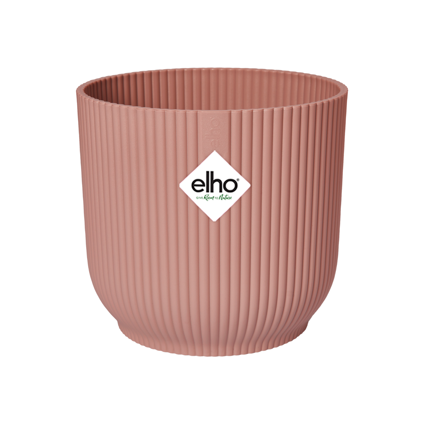 Topf elho Vibes Fold Round Rosa – mit Rollen – D35 × H33