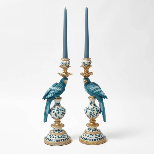 Kerzenhalter – Dutch Blue Parrot – 40 cm – links