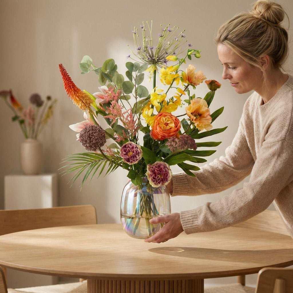 Kunstblumenstrauß, Tropical Chic Deluxe, Real Touch, 13 Stiele, ↑ 105 cm