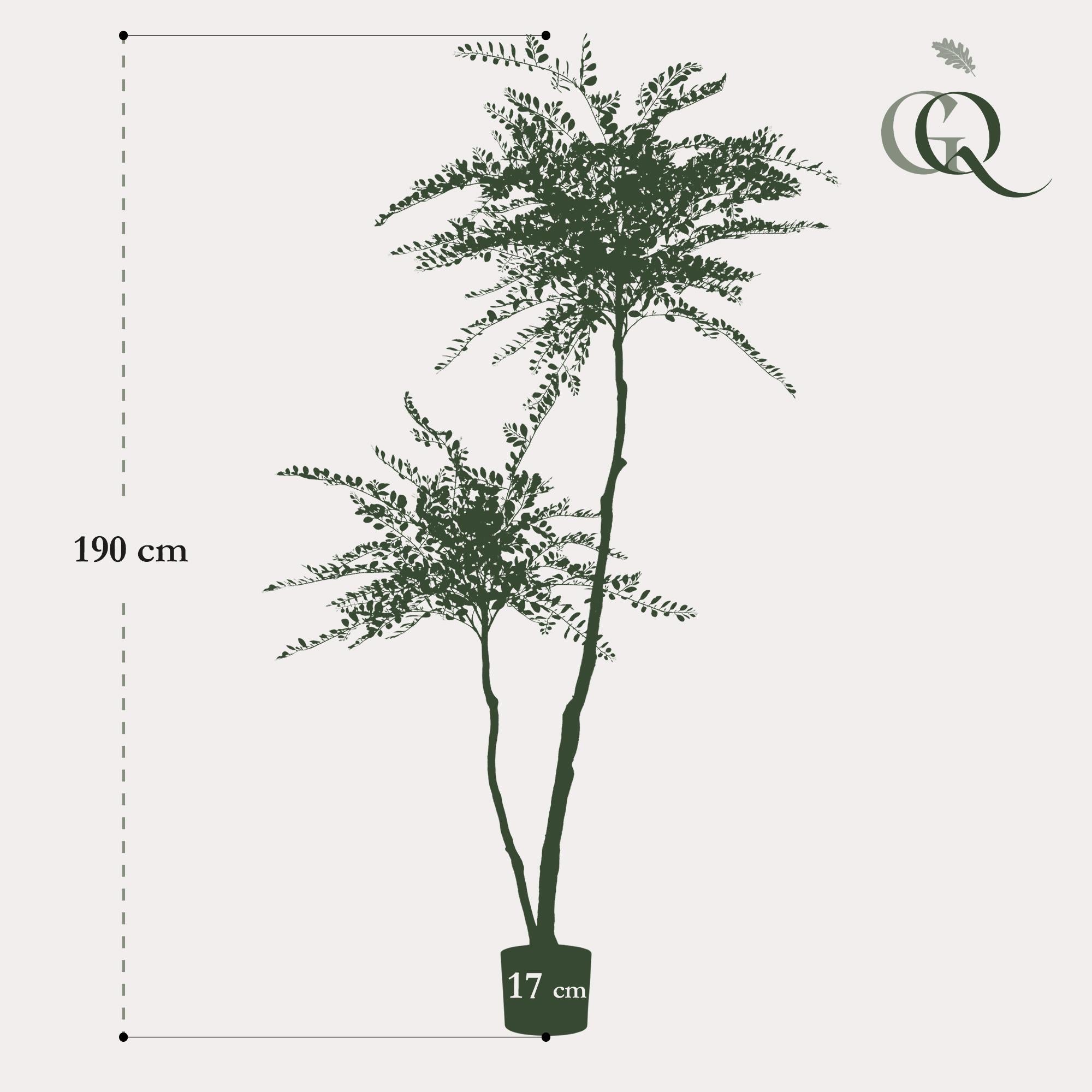Kunstpflanze, Sophora Baum, Honigbaum, 190 cm