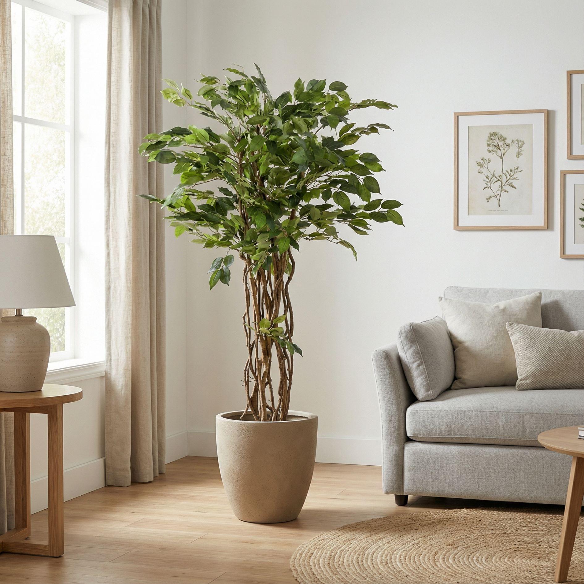 Ficus Liana Kunstbaum 140 cm, Künstliche Pflanze