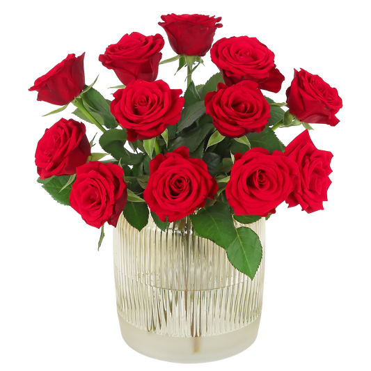 Liebesrosen – Briefkastenstrauß „Liebe“