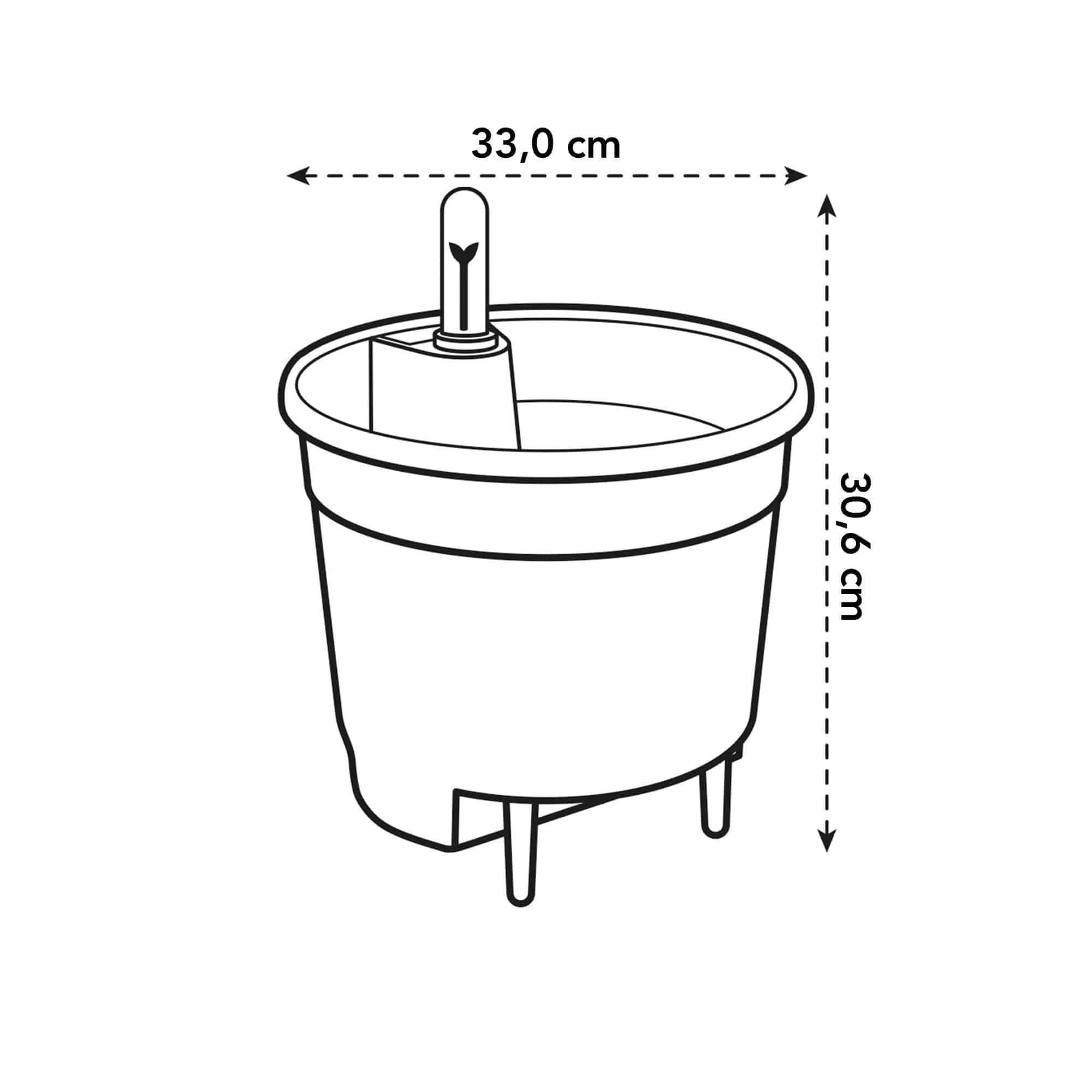 Wasserspeicher-Einsatz – 33 cm - Botanic-Vibes