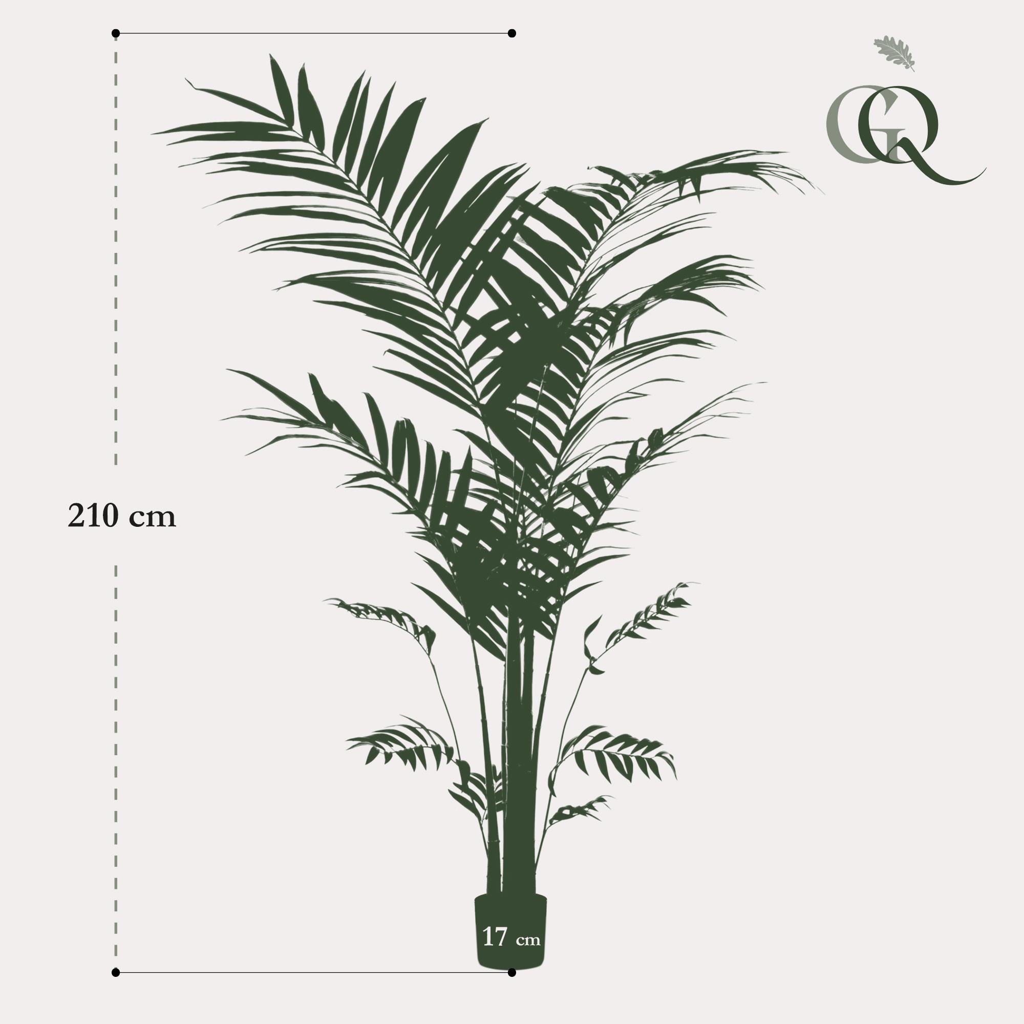 Kunstpflanze, Kentia -Kentiapalm, 210 cm