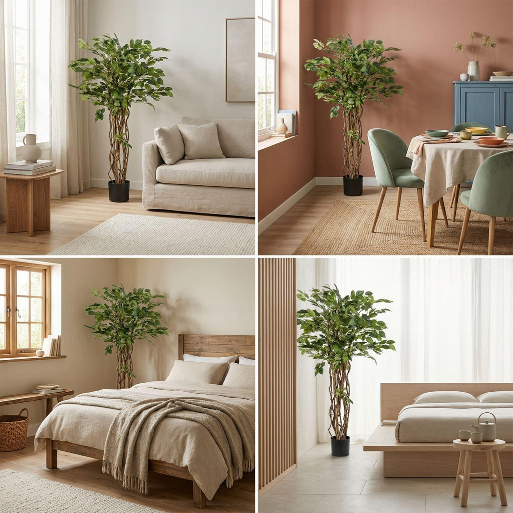 Ficus Liana Kunstbaum 140 cm, Künstliche Pflanze