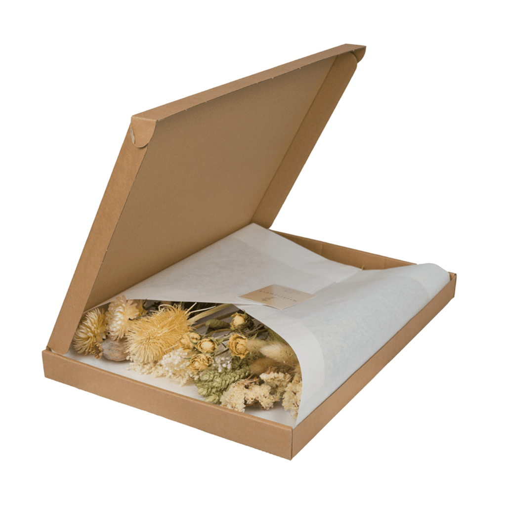 Trockenblumen im Briefkasten, Natural