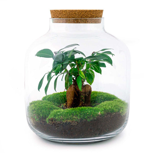 Flaschengarten – Billie – 29 cm – Rechen + Schaufel + Pinzette + Schere