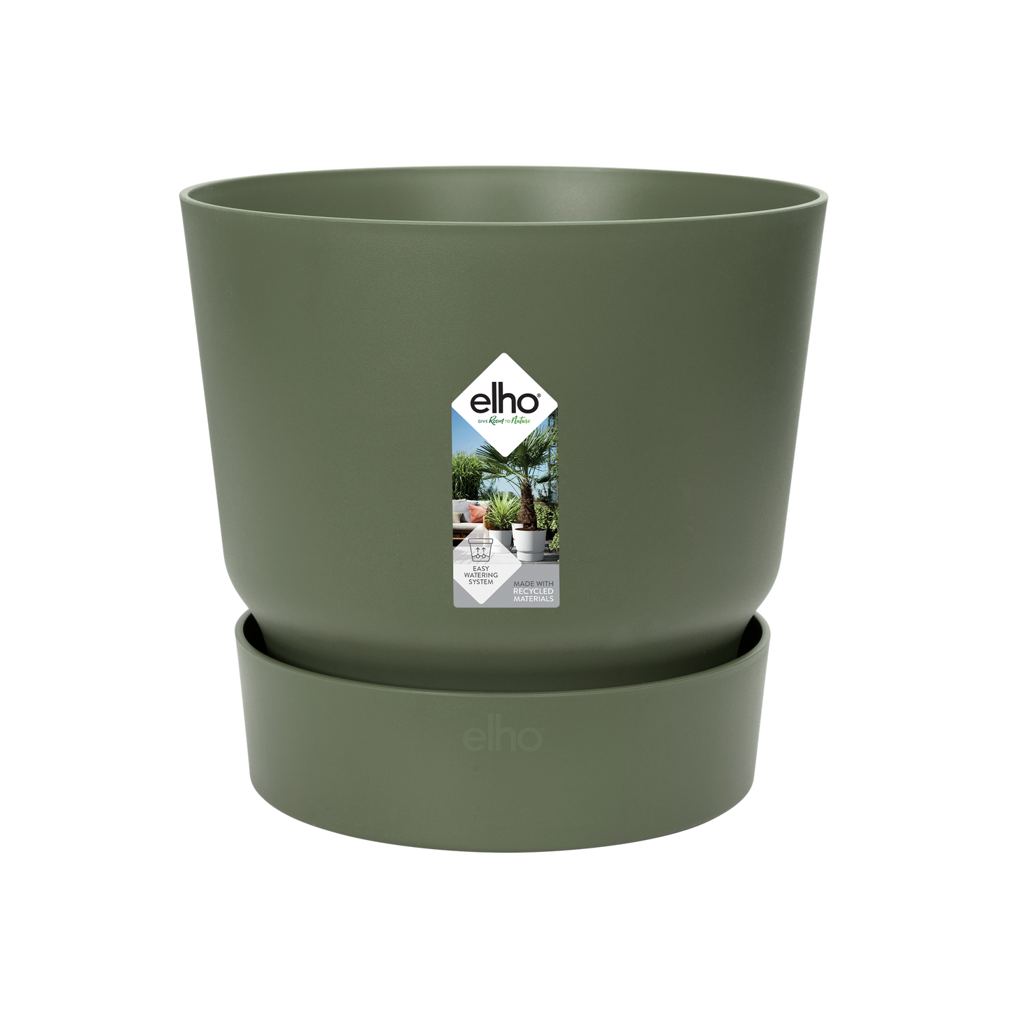 Topf elho Greenville Round Grün – D39 × H37